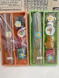 未使用 アジアン雑貨 お香セット アジアン インセンス タイ バリ 2セット