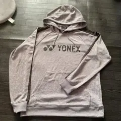 YONEX フード付きスウェットシャツ JP L グレー