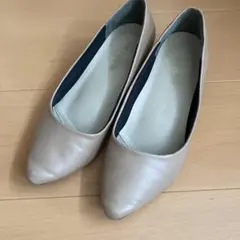 ミンキーミー！　走れるきれいめパンプス　合皮パンプス　ベージュ　23.0のサムネイル