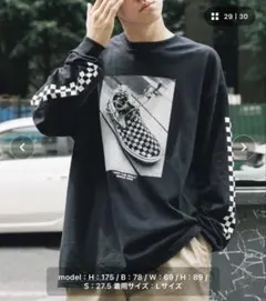 VANS シューズフォトROOP TOKYO別注 黒T チェッカーボード