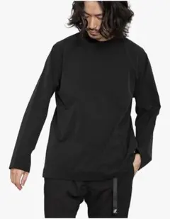 【URBAN RESEARCH】SOLOTEXドライタッチギャバロンTシャツ黒L