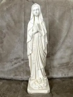 超超希少極美45cm】✞ ルルドの聖母マリア像 宗教彫刻 アンティーク