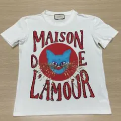 GUCCI（グッチ）"MAISON DE L'AMOUR" 猫Tシャツのサムネイル