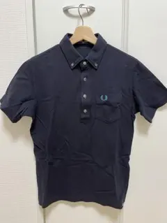 フレッドペリー ポロシャツ ブラック　ボタンダウン　M