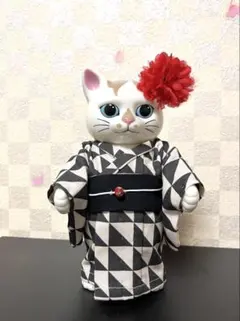 こはるちゃん用 ひなげし柄浴衣セット レトロ ブルー - メルカリ