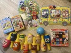 アンパンマン おもちゃセット　ボーリングセット パズル ブロック