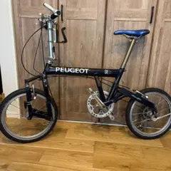 ルノーライト10 11280-01 折りたたみ自転車 ブラック 折りたたみ自転車 Celini PEUGEOT ブラック [20インチ AL207 自転車本体
