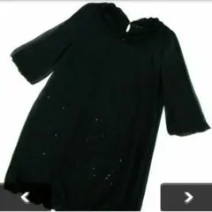 値下げ★超美品！トゥービーシック スパンコール シフォン バルーン ワンピース