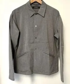 ユナイテッドアローズ　グレー 長袖シャツジャケット