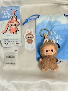 【即発送】【&】POP MART pin for love ラブブ イニシャル