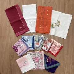 新品未使用品含む　ハンカチ　12枚セット