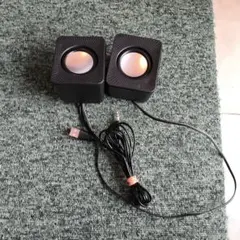 ブラック キューブ型 PCスピーカー