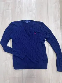 ポロラルフローレン　ケーブルニット