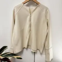 EMMELREFINES ブラウス　2WAY アイボリー　 ユナイテッドアローズ