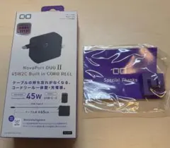 【新品】CIO NovaPort DUO Ⅱ Built in CORDREEL