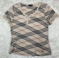 BURBERRY ノバチェック　半袖ニット 2