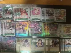 ワンピースカード 緑ミホーク スリーブ付き - メルカリ