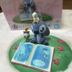 東京ディズニーリゾート リロ&スティッチ アヒル 絵本 フィギュアリン