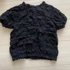 キッズ　ぽこぽこT 黒色 100サイズ