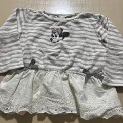 petit main ミニーマウス 長袖カットソー 110