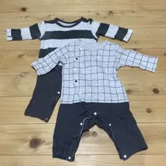 ベルメゾン　カエルロンパース　70