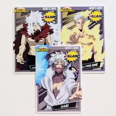 ヒロアカ　ヒーローズチップ3　ヴィラン 3枚セット