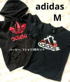 ☆adidas☆ パーカー ＆Tシャツセット Mサイズ