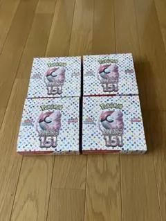 6 BOX スカーレット＆バイオレット ポケモン 151 箱 シュリンク