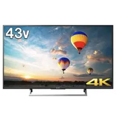 【動作確認済】4K液晶テレビ SONY BRAVIA KJ-43X8000E
