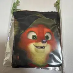 ズートピア シークレット巾着 ポーチ ニック