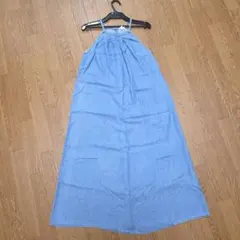 GAP デニム デニム調ワンピース ライトブルー XXS/XSのサムネイル