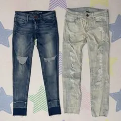 American Eagle スキニーデニム 2本セットのサムネイル