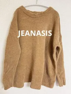JEANASIS モールガーターBIGPO モールニット トップス
