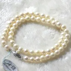 美品】あこや アコヤ Pearl Necklace 5.9〜6.4mm 21g - メルカリ