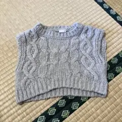 petit main ニットベスト 80cm
