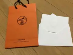 エルメス　小サイズショッパー1枚　メッセージカード