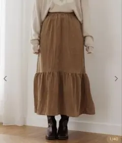 flower フレアスカート