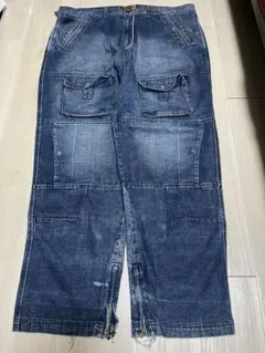 アカデミクス　デニムパンツ　ギミック w42 b-boyのサムネイル