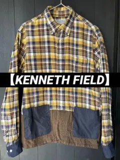 KENNETH FIELD シャツジャケット　【size M】ケネスフィールドのサムネイル