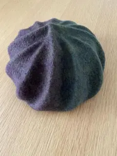 ウール 渦巻きベレー帽 Yomoru wooly wooly