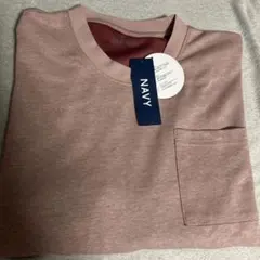 メンズ/カットソー,ロンT 新品未使用　薄ピンク