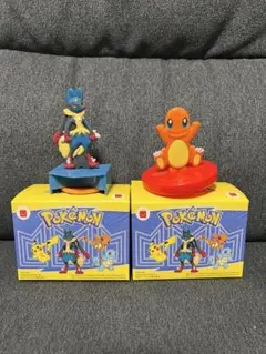 ハッピーセット ポケモン 第1弾 ヒトカゲ メガルカリオ 2点