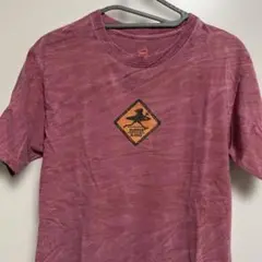 SURFER X-ING ノースショア Tシャツ 赤紫色　サーフィン　しぼり染め