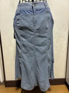FRAGILE レディース カーゴタイトスカート ブルー系のサムネイル