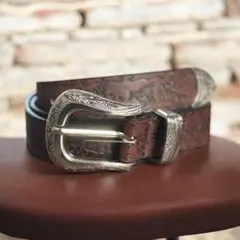 ウエスタンベルト y2k アメカジ 古着 グランジ シティボーイ wb49-4