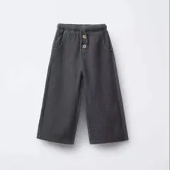 新品タグ付 zara kids コンビテクスチャパンツ ザラ 100