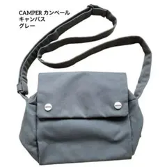 CAMPER カンペール キャンバス ショルダーバッグ グレーのサムネイル