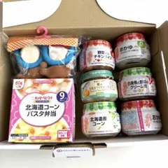 新品未使用　キューピーベビーフード　新生児　靴下のサムネイル