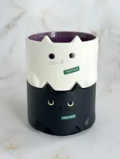 スターバックス ハロウィン2020 スタッキングマグセット 黒猫白猫