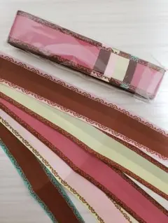 グログラン& ポリコットンリボン 38mm セット